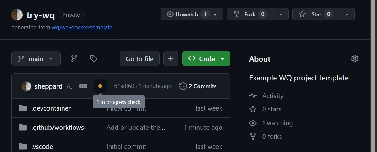 GitHub - Pending Action