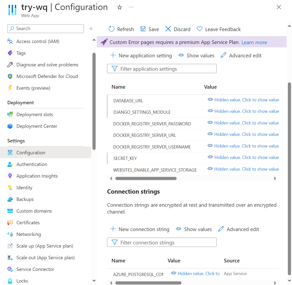 Azure - App Configuration